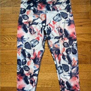 Balance Collection Women's Basic High Rise Floral Leggings